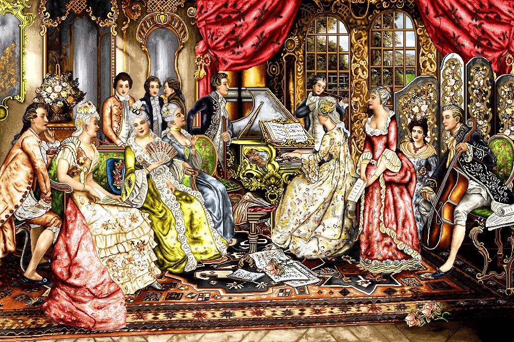 نخ و نقشه مصالح تابلوفرش دستباف کد 141